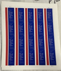 US 2024 Forever Peace Liberty Safety #5939 pane of 20 mint