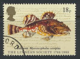 Great Britain SG 1380 -  Used - Linnean Society