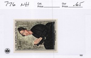 MONACO  776   MNH