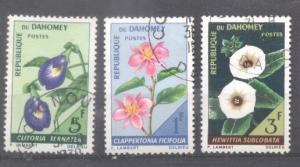 Dahomey 1967 Flowers, used            AE.231