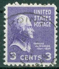 USA - Scott 807 w/ Circular Cancel