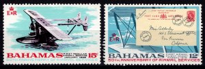 Bahamas 1969 50th Anniv. of Bahamas Airmail Services, Set [Mint]