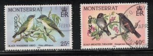 MONTSERRAT Scott # 176-7 MH - QEII & International Co-operation Year