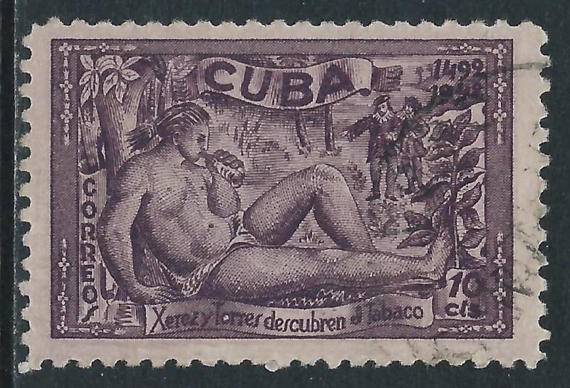 Cuba, Sc #390, 10c Used