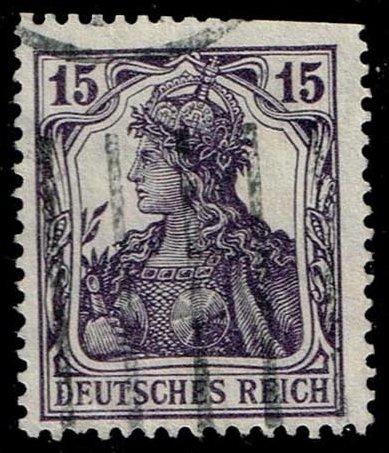 Germany #100 Germania; Used