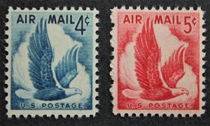 US #Sc C48, C50 MNH Eagle in Flight Mint Never Hinged