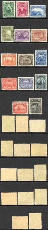 Newfoundland SG66/79 1897 Set of 14 Very Fine M/M Cat 325 pounds