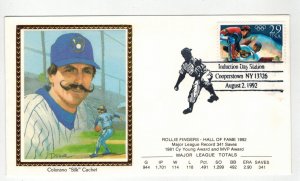 Lot - HOF Rollie Fingers 92 Hand Signed Baseball