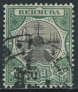 Bermuda, Sc #28, 1/2d Used