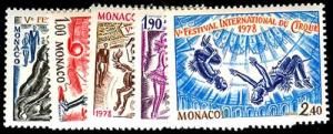 MONACO 1130-34  Mint (ID # 45621)