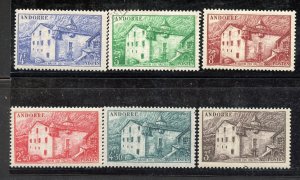 Andorra,  French lot Mint Hinge and Used  7