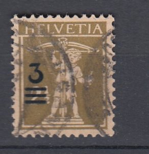 J30102, 1930 switzerland part of set used #207 0vpt