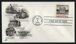 #1779 15c Virginia Rotunda, Art Craft-Hand Cancel FDC **ANY 5=FREE SHIPPING**