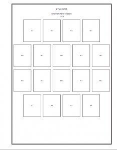 ETHIOPIA STAMP ALBUM PAGES 1894-2011 (180 PDF digital pages)