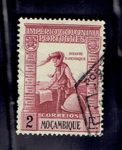 MOZAMBIQUE SCOTT#284 1938 2c PRINCE HENRY THE NAVIGATOR - USED