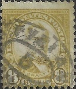 # 640 Used Olive Green Ulysses S. Grant