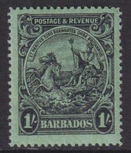 1925-35 Barbados Seal of the Colony 1/ issue MVLH Sc# 175 CV $3.50 Stk #1