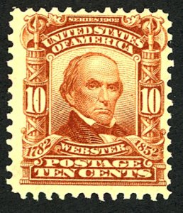 U.S. #307 MINT OG LH TINY THIN