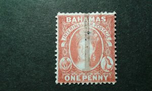 Bahamas #2 used perf 14 pen cancel e208 10667