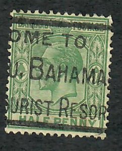 Bahamas #45 used single - wtmk 3