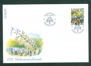 Aland. FDC 1998. Midtsummer Celebreation In Aland. Sc.# 144