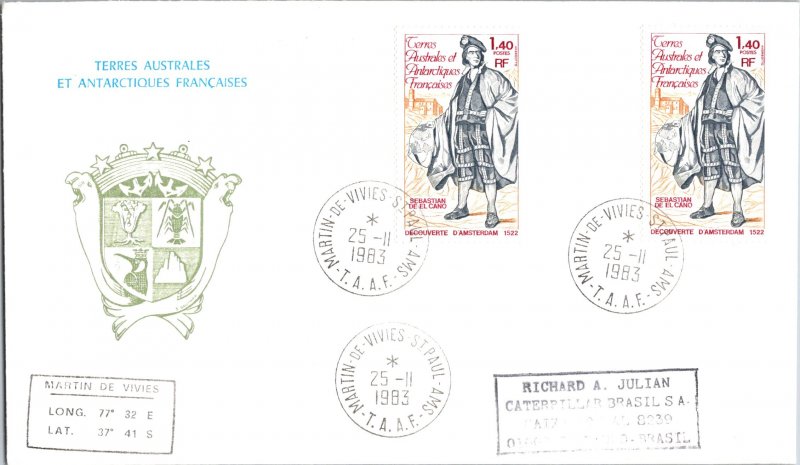 French Southern and Antarctic Terr., Polar, Worldwide First Day Cover