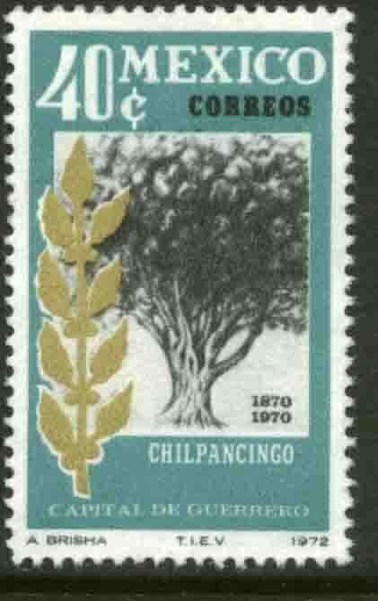 MEXICO 1042, Chilpancingo, CENTENARY AS CAPITAL OF GUERRERO. MINT, NH. VF.