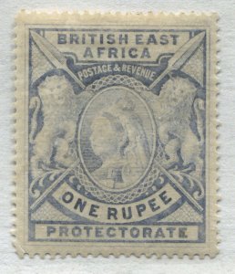 British East Africa 1898 1 rupee dull blue mint o.g. hinged