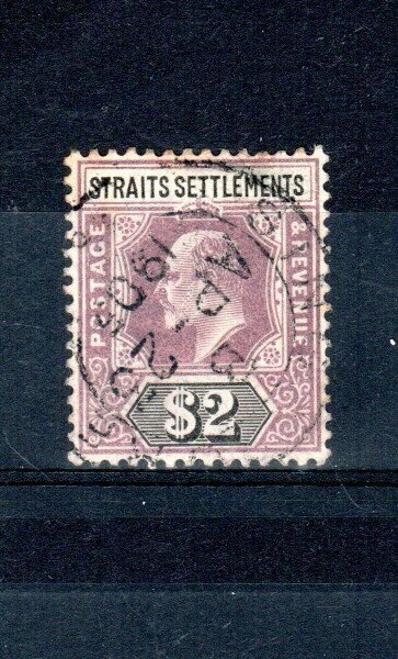 Malaysia - Straits Settlements 1902 $2 FU CDS