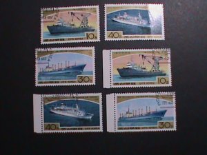 ​KOREA- 1988 SC# 2760-3 WORLD FAMOUS CARGO SHIPS CTO-VERY FINE