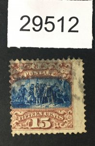 MOMEN: US STAMPS # 119 USED LOT #29512