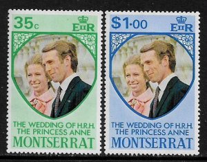 Montserrat #300-1 MNH Set - Royal Wedding