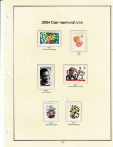 2004 Commemorative Stamps US 37c Postage Singles #3832-43 VF MNH