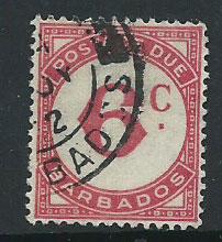 Barbados SG D6  FU  Postage Due