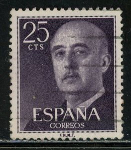 Spain 818 General Francisco Franco 1954