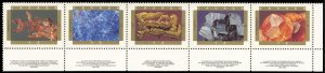 Canada Minerals 1992 Scott #1440a folded strip Mint Never Hinged