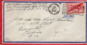 United States A.P.O.'s 6c Transport 1945 U.S. Army, Postal Service A.P.O. 218...