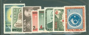 Cuba #559-565/570  Single (Complete Set)