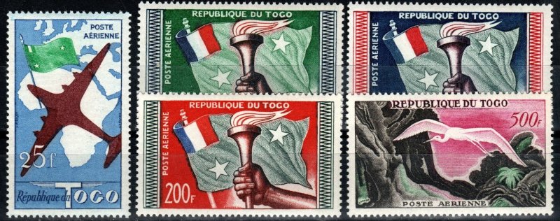 Togo #C26-30  F-VF Unused CV $19.90 (X7366)