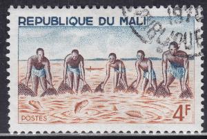 Mali 89 CTO 1966 Large Net Group Fishing