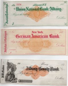 US #RN Revenue Stamped paper, 3 pieces, all mint and unused checks, Very Fres...