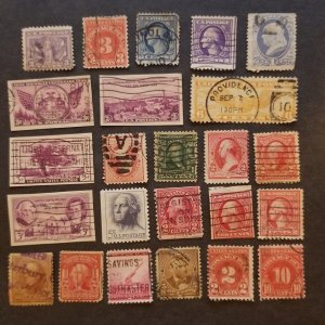 US VINTAGE Used Stamp Lot Collection T5547