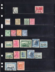 JAMAICA AND MORE 4 STOCK PAGES COLLECTION LOT 82 STAMPS $$$$$$$