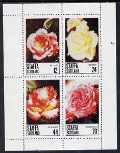 Staffa 1979 Roses #1 (Tea Lettuce, Gloria Dei etc) perf  ...