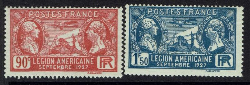 France SC# 243 and 244, Mint Never Hinged -  Lot 051617