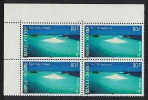 New Caledonia Nokanhoui Island Tourism 110f Corner Block of 4 2006 MNH