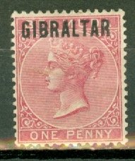 CP: Gibraltar 2 unused no gum CV $92.50