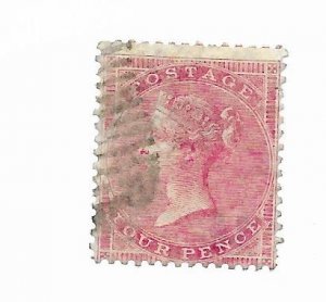 Great Britain #25 F-VF Used Hinge Remnants - Stamp - CAT VALUE $400