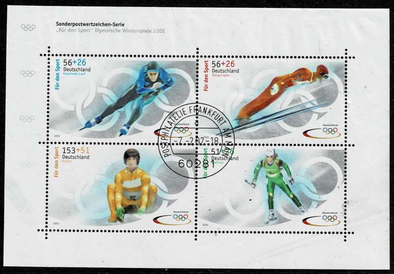 Germany 2002,Sc.#B901a used booklet