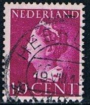 Netherlands 218, 10c Queen Wilhelmina, Used, VF